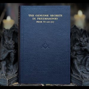 1930 SECRETS OF FREEMASONRY Occult Book Masonic Astrology Metaphysical Reincarnation Magic Esoteric Secret Society Cabbala Kabbalah Gift