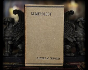 1923 Numerology Book Occult Divination Reincarnation Metaphysical Occultism Clifford Cheasley
