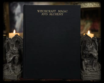1931 Witchcraft Magic Alchemy 1st Edition Book Occult Grimoire Sorcery Necromancy Metaphysical