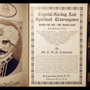 SPIRITUAL CLAIRVOYANCE Astrology "Very Rare" Angelic Invocation Antique Vintage Magic Book Occult Science Divination Esoteric Book
