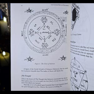 Lesser Key of Solomon Occult Grimoire, Magick Book Necromancy Witchcraft