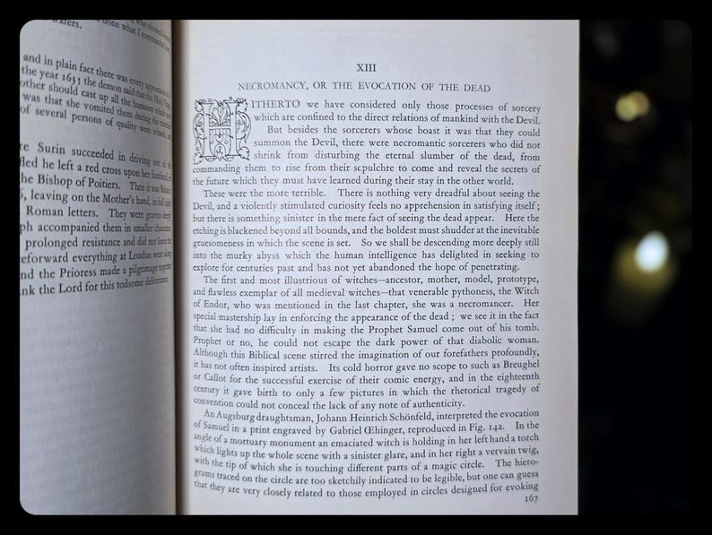 WITCHCRAFT MAGIC Occult Book Sorcery Divination Necromancy Astrology Metaphysical Esoteric Book Clairvoyance Witch Alchemy Gift Book