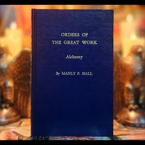The Great Work Alchemy Book Freemasonry Metaphysics Occult Science Manly P Hall Mysticism Masonic Secret Society Knights Templar Gift
