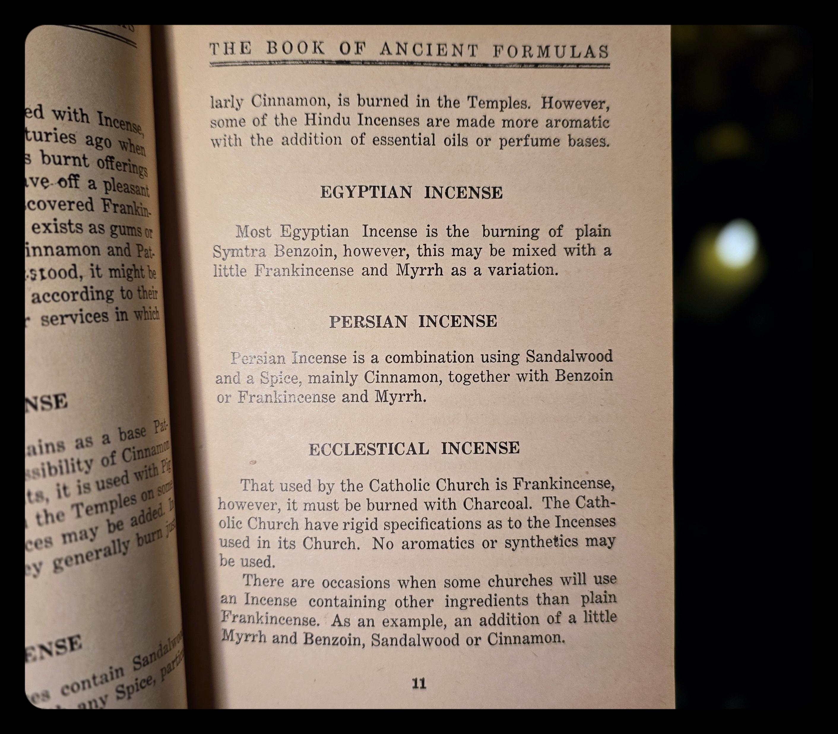 1940 Book of Formulas Occult Witchcraft Magic Recipes Metaphysical ...