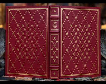 Edgar Allan Poe Book: Tales of Mystery Illustrated Horror Artwork Vinatage The Raven Author