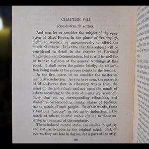 Mind Power Occult Self Help Book Manifestation Metaphysical William Atkinson
