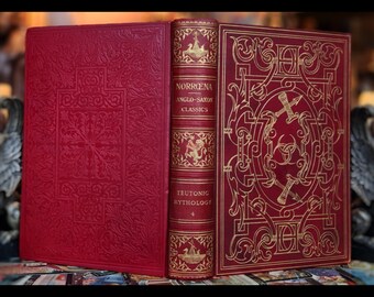 1907 NORSE MYTHOLOGY Odin Thor Valhalla &quot;RARE&quot; Teutonic Mythology Frost Giants