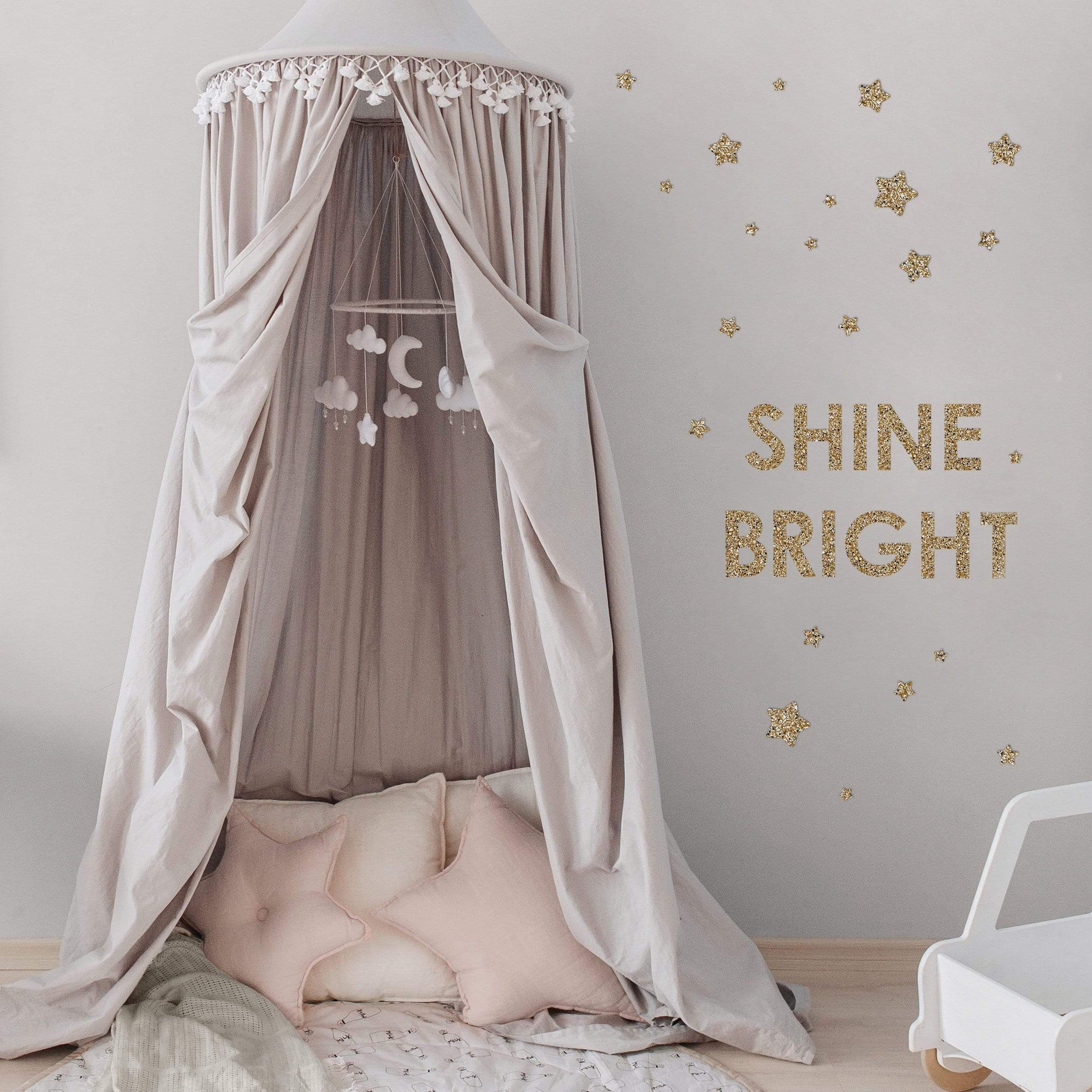 Gold Glitter Letter Wall Stickers™ Glitter Name Decals Etsy