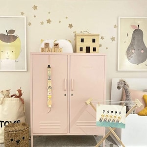 Gold Glitter Star Wall Stickers® chunky glitter star decals non-shed nursery decor decals stick and peel Can be repositioned image 3