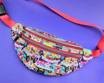 Toon Town Crossbody Bum Bag