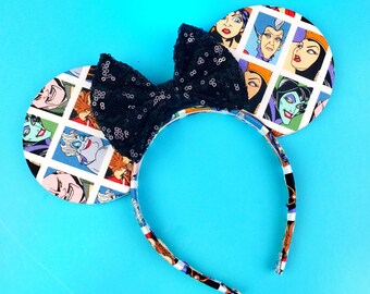 Villain Grid Mouse Ears
