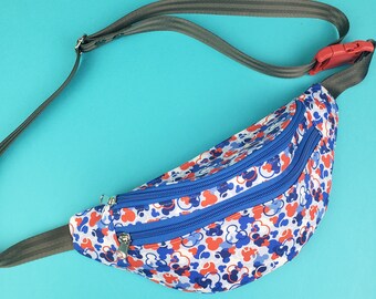 Mouse Confetti Patriotic Crossbody Bum Bag