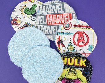 Super Friends Reusable Cloth Facial Rounds - Set of 6