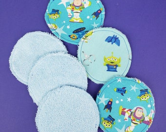 Space Ranger Reusable Cloth Facial Rounds - Set of 6
