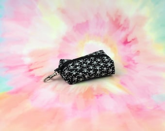 Pirate Skulls | Itty Bitty Boxy Bag Keychain - Coin Purse, Dice Bag, Mask Pouch