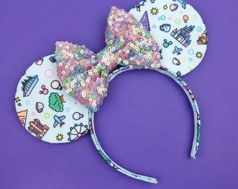 Pastel Park Icons Mouse Ears