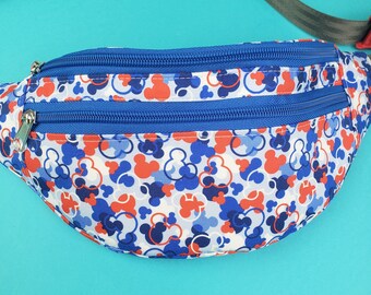 Mouse Confetti Patriotic Crossbody Bum Bag