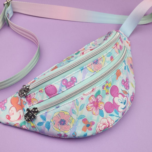 Mouse Floral Crossbody Bum Bag Fanny Pack