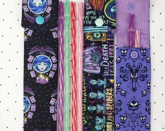 Mansion Straw Pouch - 2 Straws Included