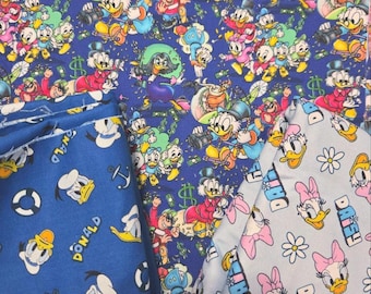 Disney Ducks Fabric Cotton Custom and Joann Fabrics Ears Quilting Crafts for Kids