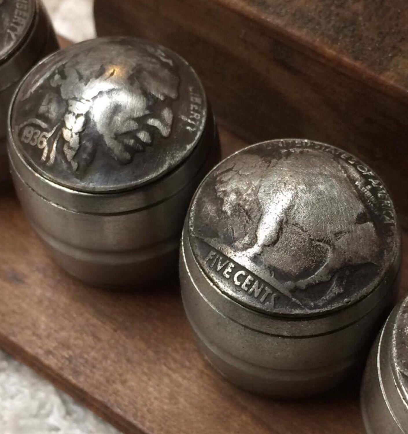 Guitar knobs custom buffalo indian nickel Style Reliced Etsy