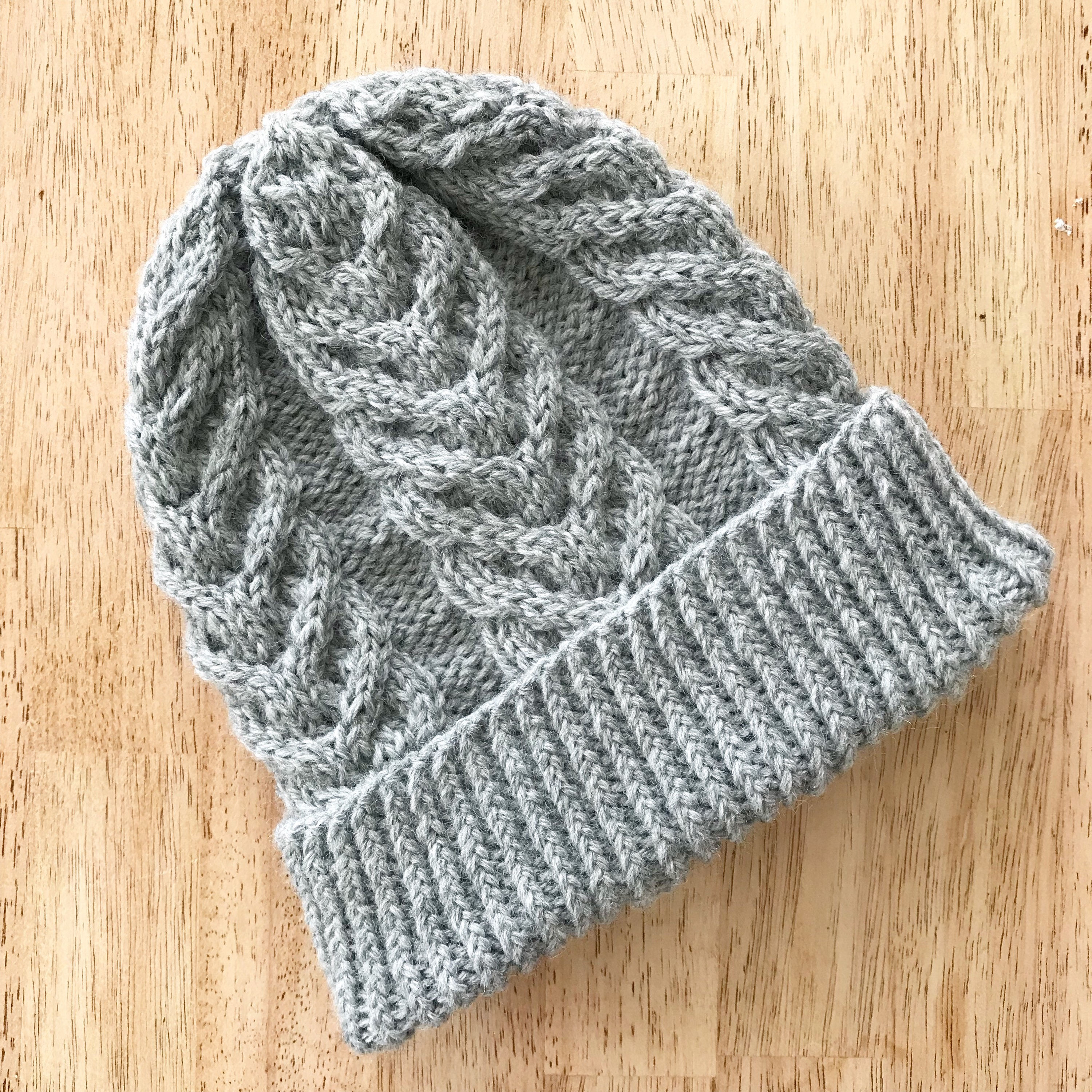 Adult Cable Knit Toque Knitted Winter Beanie Mens Winter Etsy