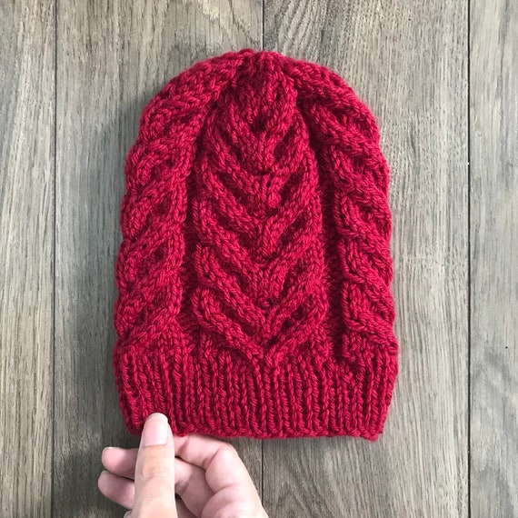 cable knit beanie baby