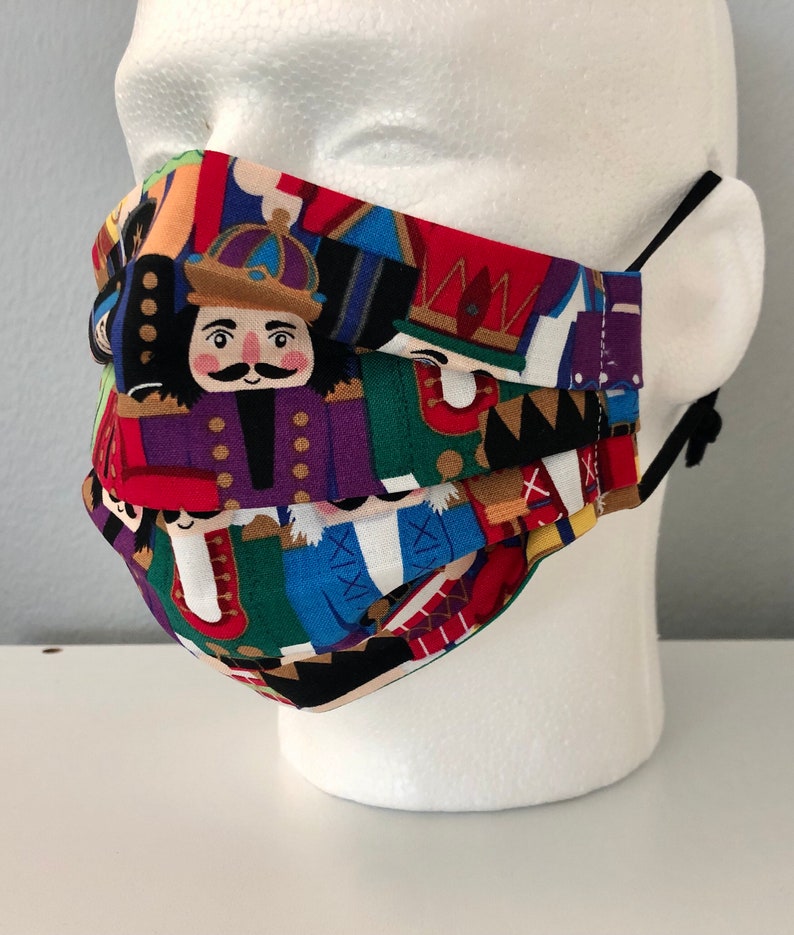 Nutcracker Mask Nutcracker Face Mask Nutcrackers Christmas Etsy
