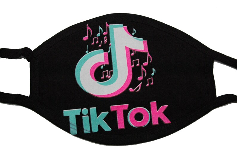 Face Mask TIK TOK Breathable washable 100% cotton | Etsy