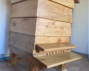 Bespoke Handcrafted Oak Bee Hive