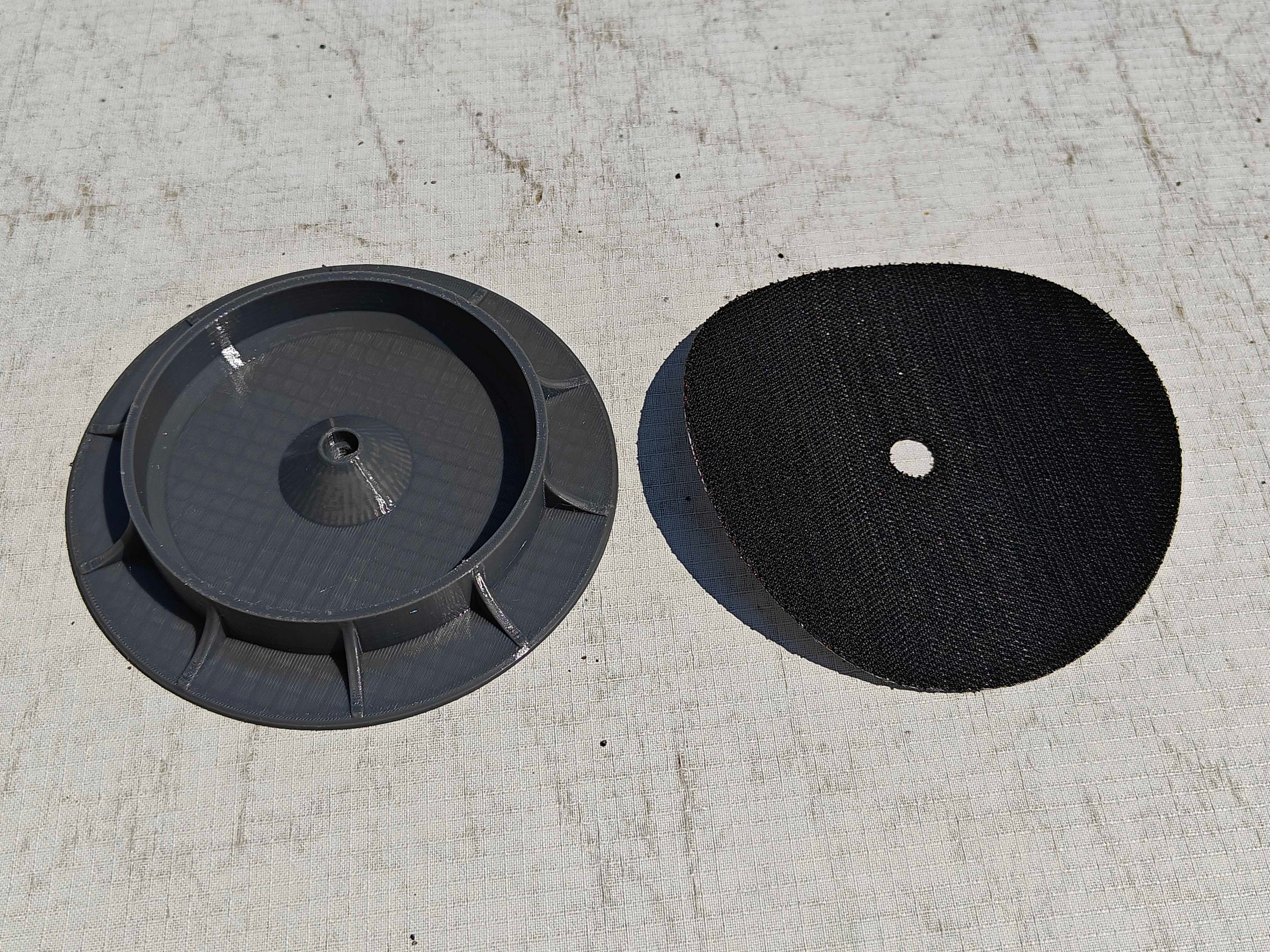 Velcro Style Hook and Loop Base for harbor Freight 20V Cordless 6 In