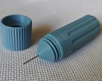 No Prick Needle Dispenser | Easily store and safely dispense cross-stitch or embroidery needles.