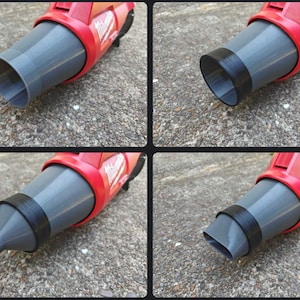 Kit PRO 3 em 1 Stumpy Auto Detailing Bico de secagem de carro para sopradores de folhas de bateria única Milwaukee M18 FUEL Gen I e II (2724-20, 2728-20)