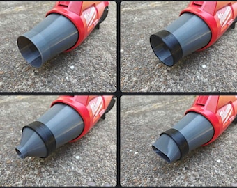 3-in-1 PRO Kit Stumpy Auto Detailing Car Drying Nozzle for Milwaukee M18 FUEL Gen I & II Single Battery Leaf Blowers (2724-20, 2728-20)