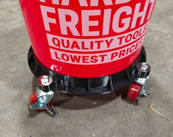 5 Gallon Bucket Wheeled Dolly - Add wheels to a five gallon bucket to roll it around