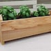 Indoor/outdoor Natural Cedar Wood Herb/flower Garden Planter Box for ...