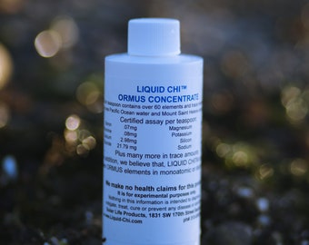 Liquid Chi Ormus -8oz- A Time Honored product...Decalcify Pineal Gland Monoatomic Gold Alchemy Meditation Astral Projection DNA Activation