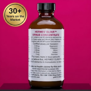 Hermes' Elixir Ormus Concentrate – Colloidal Gold, DNA Activation imagen 1