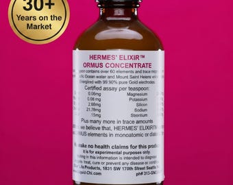 Hermes' Elixir Ormus Concentrate – Colloidal Gold, DNA Activation