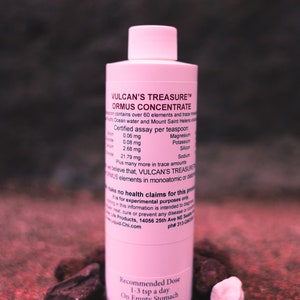 Vulcan's Treasure - magnetic  Volcanic extract mineral ormus. Derived from mt.st.helens ejecta. This is a powerful mineral ormus supplement