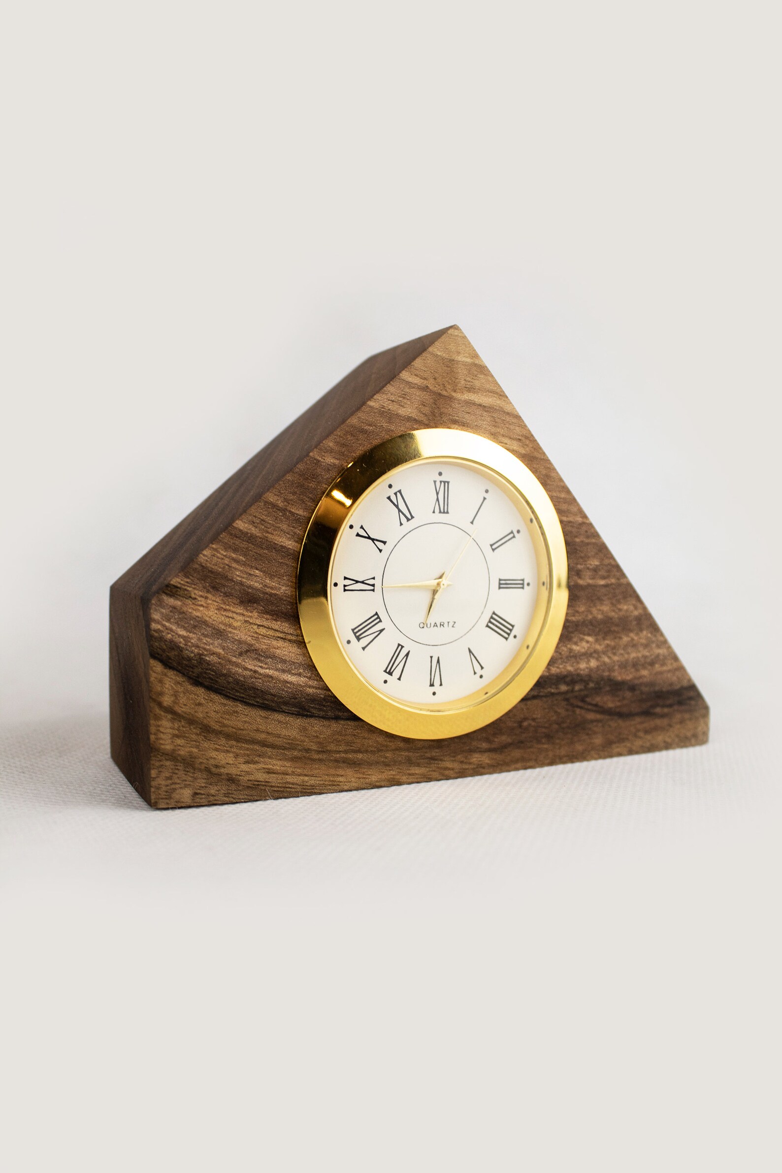 Small Table Clock Pride&joy Wooden Decorative Clock Small Gift Etsy
