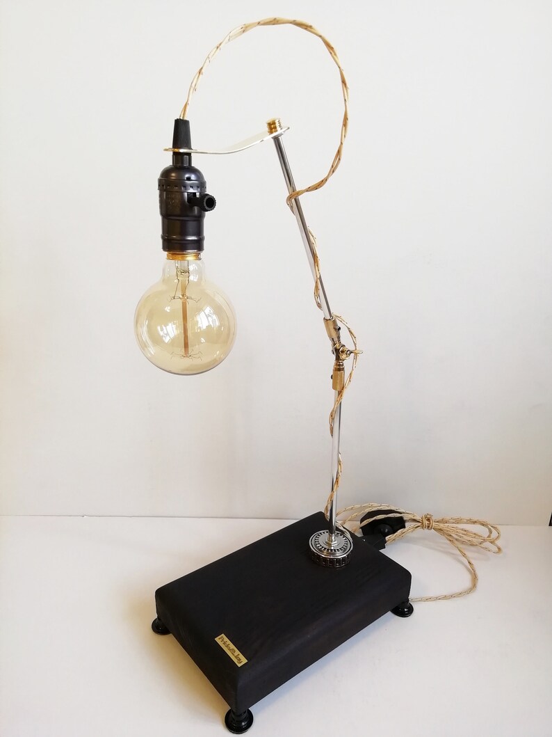 Table Lamp Pride/&Joy desk lamp wooden lamps unique lights home decor lighting decorative office lamps room decor lights dimmer gifts brown