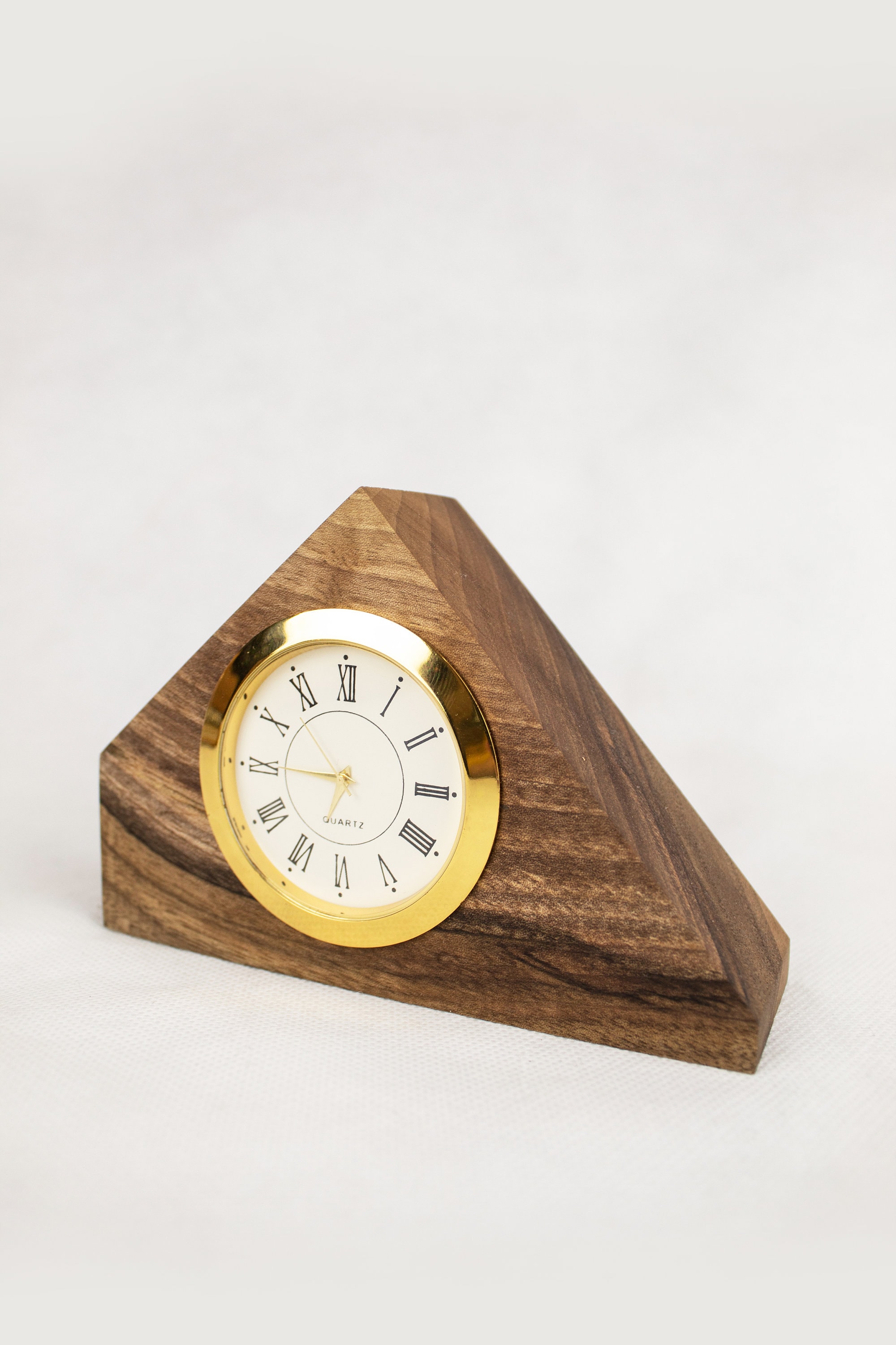 Small Table Clock Pride&joy Wooden Decorative Clock Small Gift Etsy