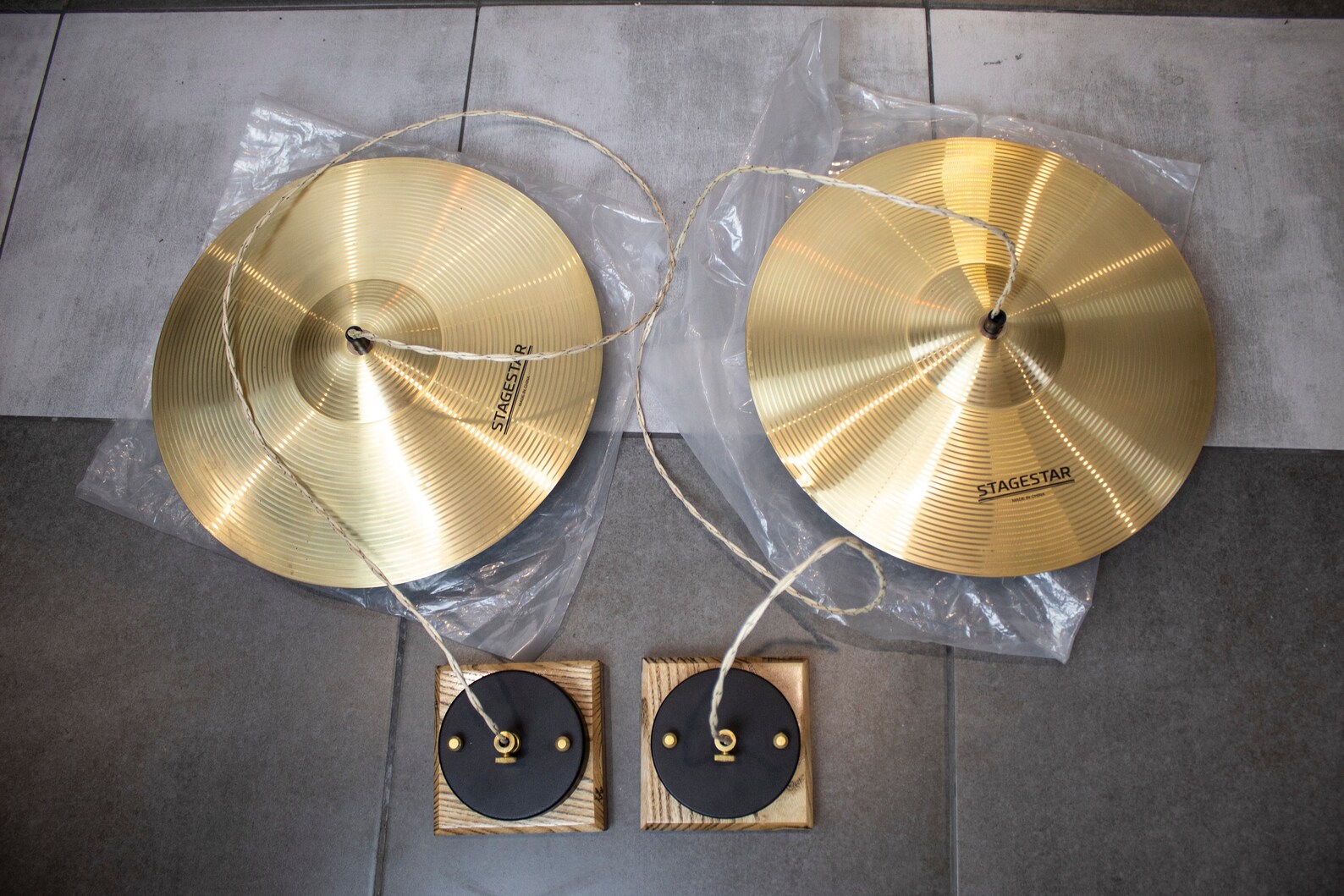 Vintage Cymbal Pendant Lamp Lights Ideas for Living Room Metal Etsy