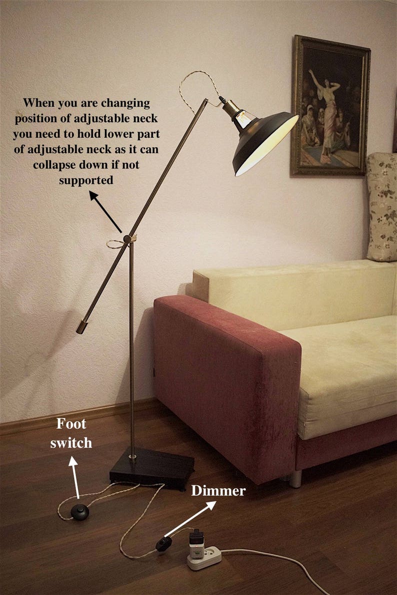 Floor Lamps Pride&joy Black Floor Lights Modern Floor Lighting Etsy