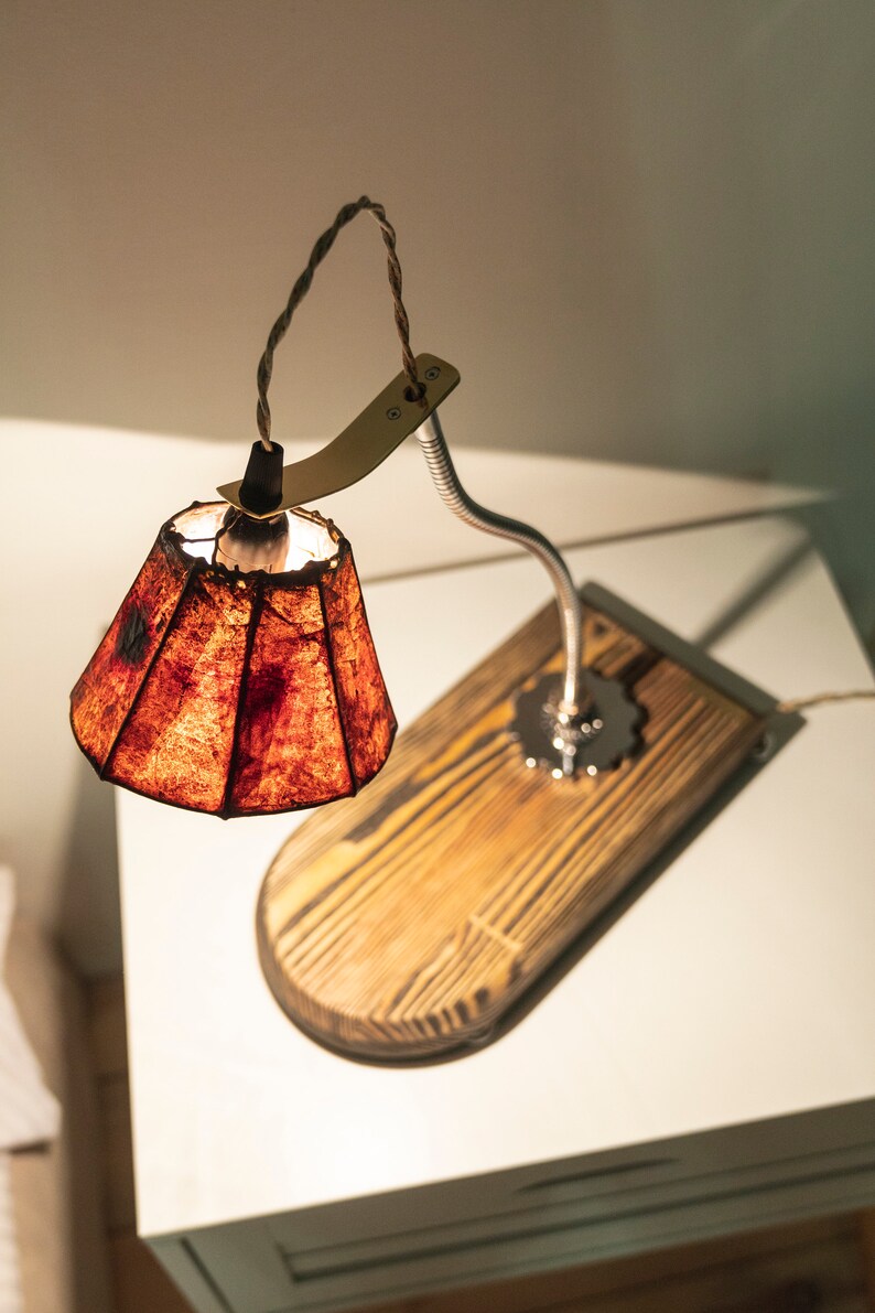 Bedside lamp with shade Pride&Joy reading lamps lamp shades Etsy