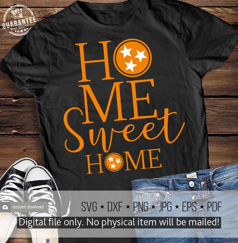 Download Home Sweet Home Svg Orange Tennessee Tristar Svg Vols Cut | Etsy