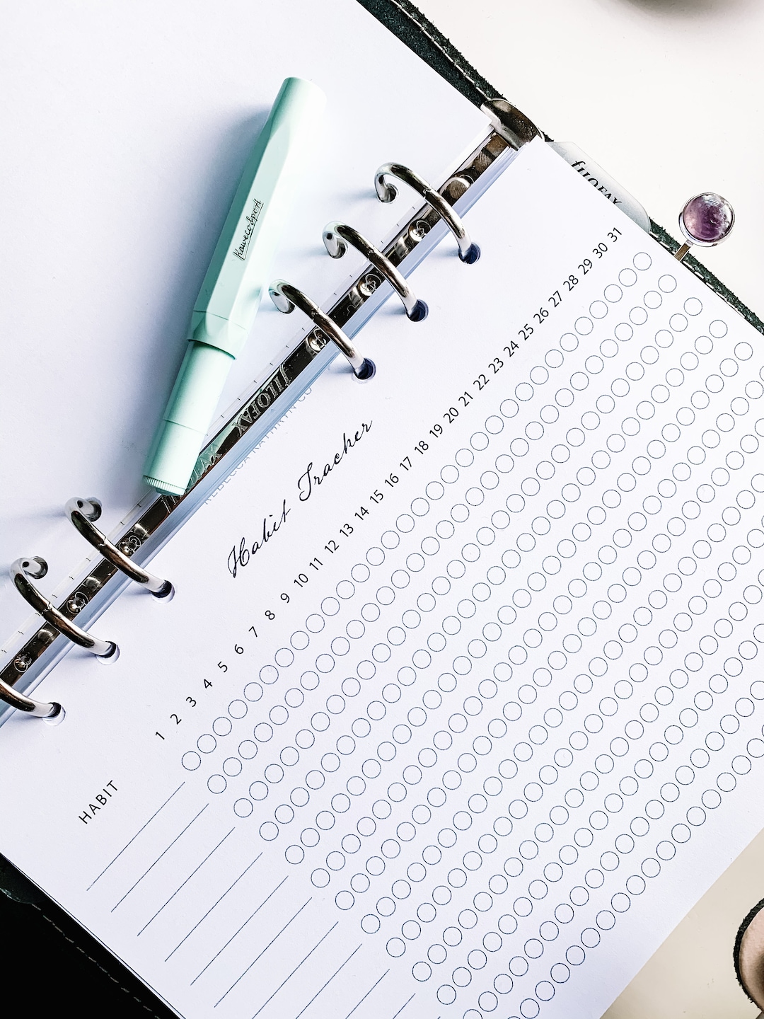 Printable A5 Habit Tracker Planner Insert - Etsy