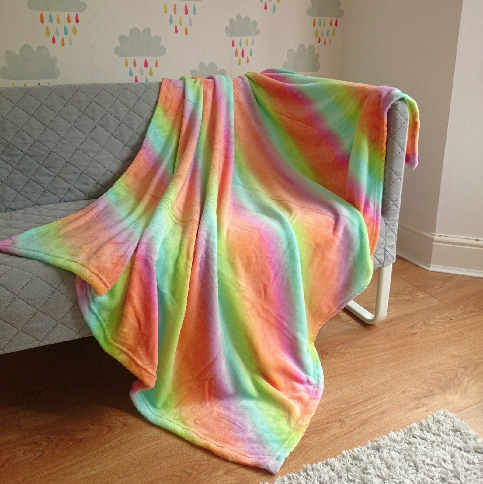 Fleece Blankets for Girls Soft Fluffy Throw for Kids Unicorn Etsy UK