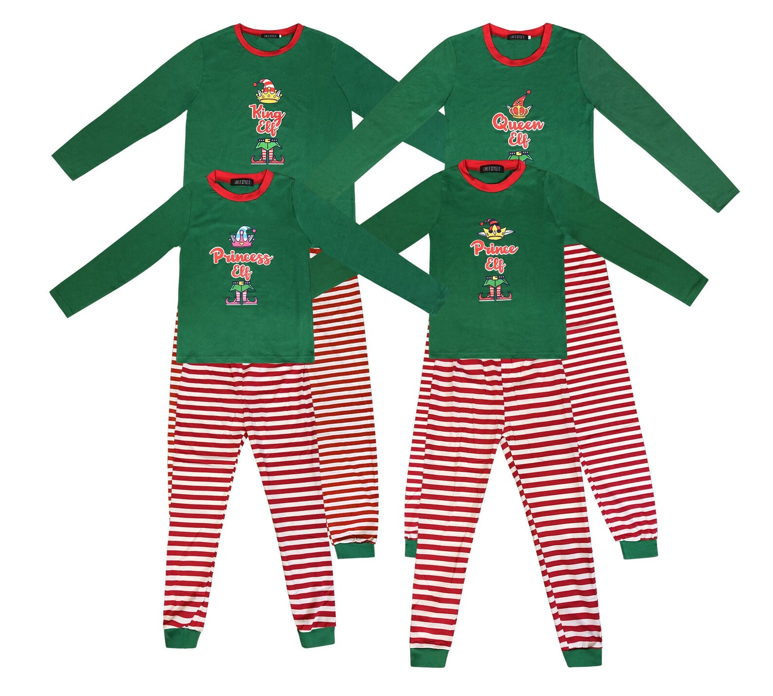 Family Matching Christmas Pyjamas Elf Pajamas for Kids Boys Etsy